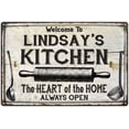 thumbnail image 1 of LINDSAY'S Kitchen Farmhouse Sign Gift 8x12 Metal 208120033305, 1 of 1