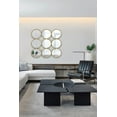 thumbnail image 4 of A&B Home 9 Mirror Piece Wall Decor - Circle Wall Mirror with Gold Metal Frame, 27" x 27", 4 of 5