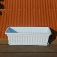 thumbnail image 1 of Balcón, cuenco para verduras, caja de plantación doméstica, cuenco grande rectangular para verduras, jardinería, maceta creativa de resina de plástico, 1 of 1