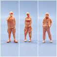 thumbnail image 3 of 1/64 1/43 Figurines Échelle Modèle Résinenew Mode Frais Non Coloré Miniatures Diorama Peint à la Main T914 QZX, 3 of 7