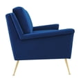 thumbnail image 3 of Modway Chesapeake Performance Velvet Sofa, Blue, 3 of 5