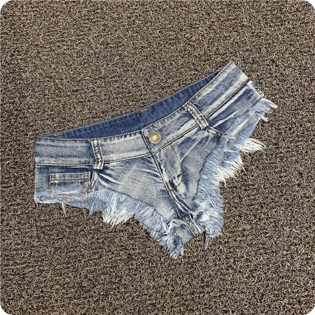 Minipantalones cortos de mezclilla elásticos de talle bajo para mujer, pantalones calientes, ropa de fiesta en la playa