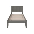 thumbnail image 4 of Nantucket Twin XL Solid Wood Platform Bed in Grey, 4 of 12