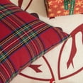 thumbnail image 5 of Christmas Plaid Decorative Throw Pillow Covers Scottish Tartan Cushion Case Polyester for Farmhouse Home Holiday Decor, 5 of 7