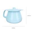 thumbnail image 2 of BESTOYARD portable urinal pan Spittoon Blue Thicker Material Adult Household Use 1Pack 7.9*7.9in, 2 of 5