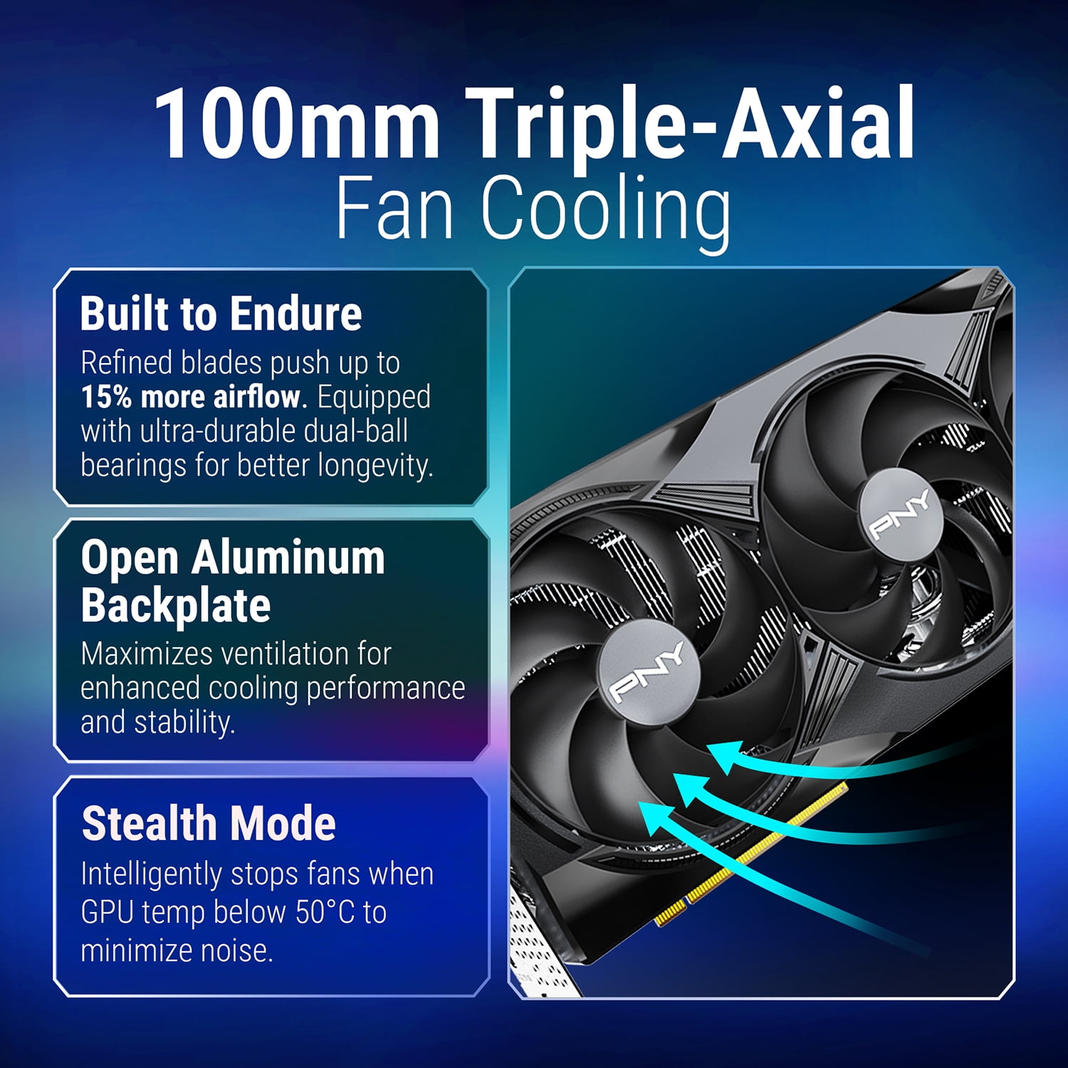 PNY NVIDIA GeForce RTX™ 5090 OC Triple Fan, Graphics Card 32GB GDDR7, 3.5-Slot
