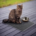 thumbnail image 5 of Gibson Everyday Pet Elements Cat Silhouette Place Mat, 18-1/2" x 13-13/16", Gray, 5 of 5