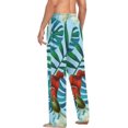 thumbnail image 6 of Tropical Palm Leaves Ghost Pajama Pants, Men's Lounge Pants Light with Drawstring and Pockets, Christmas New Year Birthday Father's Day Gifts, Medium, 6 of 7