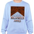 thumbnail image 2 of Halloween Junkie Bats Sweatshirt Unisex Large Light Blue, 2 of 5