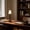 Coffee, variant on WLAGOOD Retro Mini Night Light Rechargeable LED Table Lamp with Warm Soft Glow Bedroom Bedside Eye-Protection Decorative Accent 7.3 in