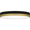 thumbnail image 5 of WLN1615MBKG Quoizel Lighting Weldin - 30W LED Flush Mount In Contemporary Style-2 Inches Tall and 15 Inches Wide-Matte Black Gold Finish, 5 of 9