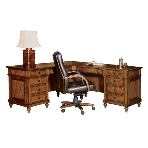 Hekman 79107 Urban Ceo 72 Inch Wide Wood Executive Corner Desk