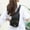 Black, variant on VOAVEKE School Supplies Fashionable Embroidery Diamond Shoulder Crossbody Bag Large Capacity Watertight Backpack With Data Hole