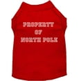 thumbnail image 5 of Christmas Screenprinted Dog Shirt, "Property Of North Pole", 5 of 11