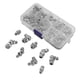 thumbnail image 2 of 60Pcs Metric Grease Fittings Kit, M6 M8 M10 45 90 Degree Hydraulic Grease Zerk Assortment for Angled, 2 of 5
