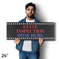 thumbnail image 4 of State Inspection Done Here Vinyl Decal 24 Inch x 9 Inch Weatherproof Heavy-Duty Adhesive Backing | Reliable Auto Services, Professional Checks, Affordable Pricing | Made in USA, 4 of 6