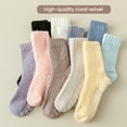 thumbnail image 3 of Eoperou 1 Pair Non-Slip Fuzzy Cozy Socks Super Soft Non-Fading Cold Protection Winter Warm Fluffy Sleep Socks for Women, 3 of 8