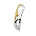 thumbnail image 2 of 14K Two Tone Silver and Gold Plated AA Diamond Slide Pendant, 2 of 7