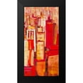 thumbnail image 2 of Gardner, Jennifer 14x24 Black Modern Framed Museum Art Print Titled - Pink City Sunrise II, 2 of 5