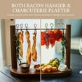 thumbnail image 4 of Bacon Serving Dishes for Entertaining - Wooden Bacon Display for Men Who Have Everything or House Warming Gifts New Home - Unique Gifts for Dad, 4 of 7