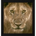 thumbnail image 2 of Faisal Alnomas 12x13 Black Modern Wood Framed Wall Art Titled - Contact Eyes, 2 of 6