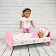 thumbnail image 5 of Emily Rose 18 Inch Doll Bed with Matching 18" Doll PJs Pajamas! |  Doll Bed also Includes 3 piece reversible Doll Bedding Set |  Fits 15 - 18 inch Dolls, 5 of 9
