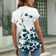 thumbnail image 1 of Top de manga corta para mujer con estampado degradado sexy de verano para mujer Fridja ghk5767, 1 of 7