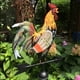thumbnail image 5 of de jardín de Metal de 2 piezas, rueda de gallo y estatua de gato para césped / patio / patio / / decoración de ent shamjiam Jardín Gallo Veleta, 5 of 8