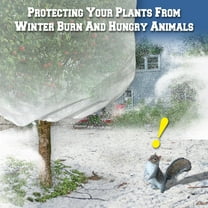 SUNRISEUMBRELLA Multi-Size Plant Covers Freeze Frost Protection,Warm Frost Cloth Plant Covers for Winter Frost Protection for Potted Plants Fruit Trees (96''x84'')