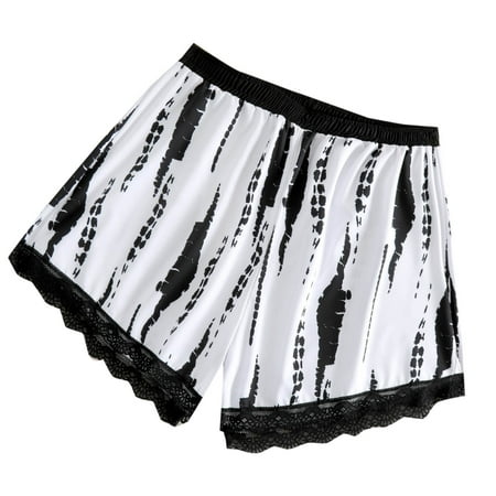 Jamicy Rollback Clearance Swim Bottoms for Women Print Shorts High Waist Beach Bikini Tankini Swimwear Summer Swim Shorts Swimsuit Bottom Only for Women