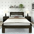 thumbnail image 2 of Plank+Beam Farmhouse Queen Bed with Plank Headboard, Solid Wood Platform Bed, 2 of 6