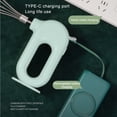 thumbnail image 2 of Egg Beater Electric Mixer Kitchen Gadget Quick Charging Household Accessories Adjustable Whipped Cream Eggs Stirrer Blue, 2 of 9