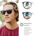 thumbnail image 4 of Gafas de Sol Knockaround Mary Janes Polarizadas UV400 Negras, 4 of 8