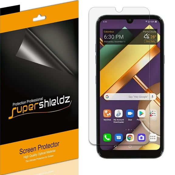 [6-Pack] Supershieldz for LG Premier Pro Plus (L455DL) Screen Protector, Anti-Bubble High Definition (HD) Clear Shield