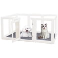 thumbnail image 1 of Parque de juegos para perros, acrílico transparente, para interiores, para animales pequeños, 1 of 6