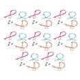 thumbnail image 1 of Cordete Ajustable, 2 Paquetes Coloridos Cordones de Servilleta Ajustables Múltiples Con Clips de 24 pianas para el HOGAR, 1 of 7