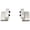 Satin Nickel, variant on Miseno Mbdh0695 Standard Barn Door Flat Rail Stop - Black