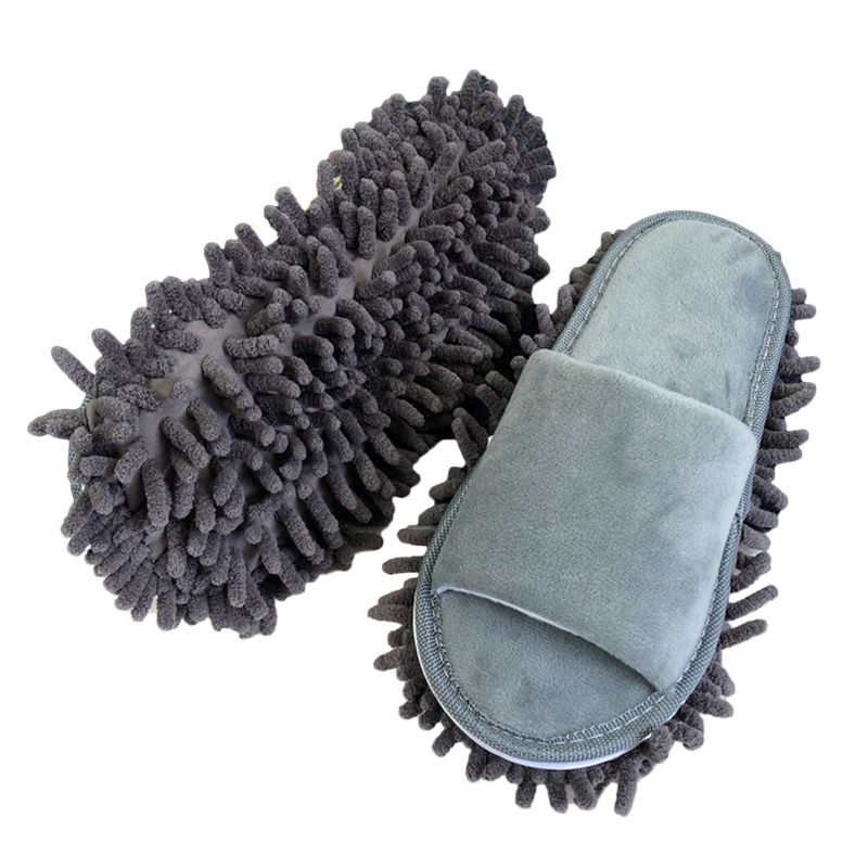 SHIYAO Lazy Cleaning Foot Cleaner Slipper Microfiber Soft Wearable