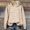 Khaki, variant on GTEYOIJN Thin Zip Up Hoodie Women Womens Floral Lace Hoodie Elegant Pullover Sweatshirt Soft Fleece Oversized Fall Winter Athleisure Streetwear
