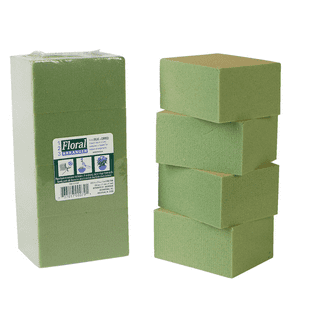 Pack of 6 Floral Foam Brick for Fresh and Dry Flowers - Foam Blocks for  Flower Arrangements, Displays - Perfect for Birthday and Wedding Flower  Arrangements Foam Mud 