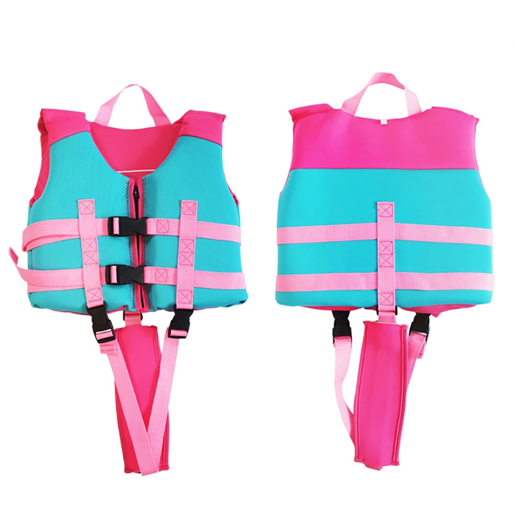Kids Life Jackets 30-60lbs,Buoyancy Swim Vest-Adjustable Safety Children Float Jacket for Child Rescue Aid Vests for Swimming,Water Sports Kayaking,Paddle Boarding 
