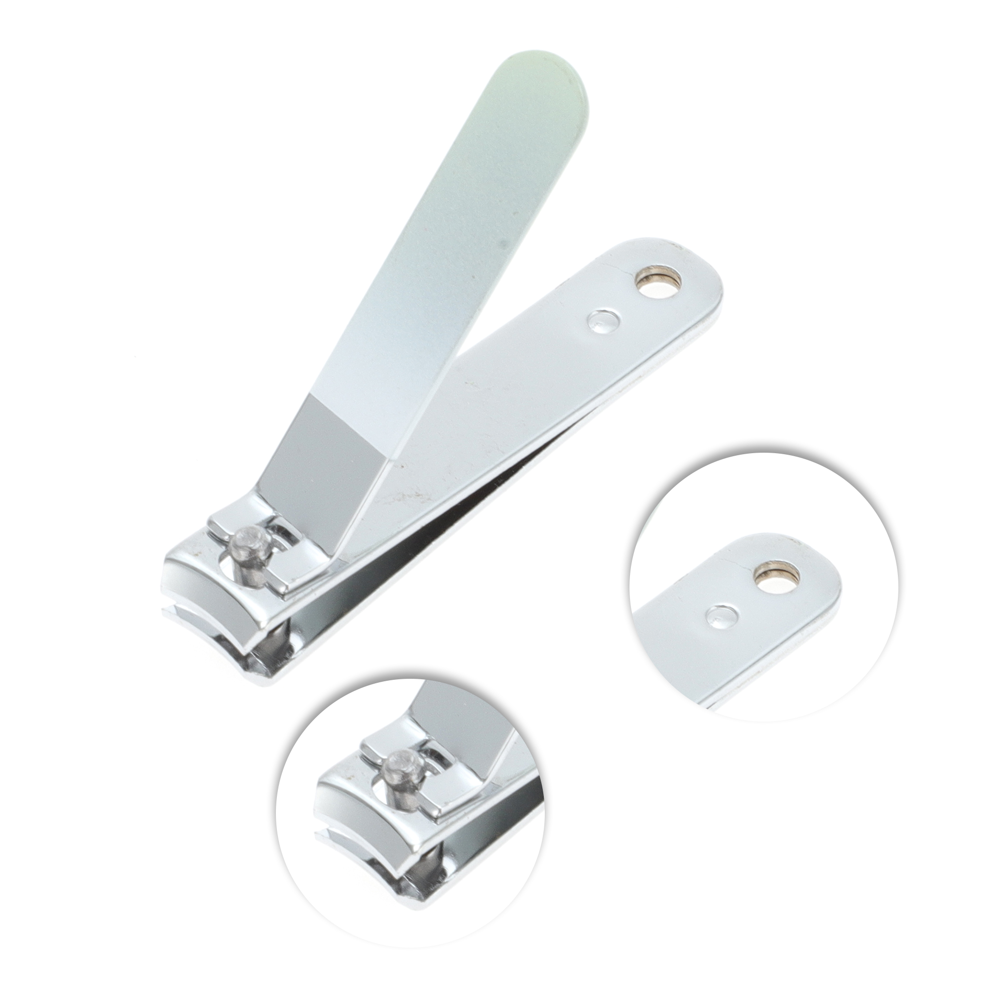 Unique Bargains Portable Rotation Nail Clipper Kit for Women for Men 1 Set Gradient Green