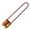 Red, variant on Red Bell Pepper Corer - Pepper, Pineapple, Pear, Apple Corer, 304 Stainless Steel, Rust Resistant, Designed for a Wide Range of Fruits and Vegetables, 1 Pcs, 6.29x1.37"