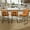 Brown, variant on Ninecer Counter Height Bar Stools Set of 4, 26 Inch Upholstered Bar Stools with Low Back, Boucle Fabric Square Seat Bar Chairs with Metal Legs and Footrest, Bar Stools for Home Kitchen Bar, Beige