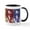 White/Black Inside, variant on CafePress - Dancing Sheep Mug - 11 oz Ceramic Mug - Novelty Coffee Tea Cup