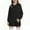 Black, variant on JUSLIO Hoodies for Girls Casual Solid Color Hooded Sweatshirt Athletic Pockets Pullover Long Sleeve Tops Sweatshirts(5 Years)