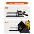 thumbnail image 4 of 43" Pallet Forks HeavyDuty Quick Attach Forks with Adjustable Stabilizer Bar, 2000 lbs Capacity Clamp on Pallet Forks for Tractor Skid Steer Loader Bucket, 4 of 7