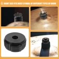thumbnail image 4 of HIAKDOFT 10Pcs Black Cymbal Nuts Quick Releasing Drum Hardware for Secure Percussion Instrument Stands, 4 of 6