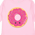 thumbnail image 4 of Inktastic Hot Pink Donut Boys or Girls Long Sleeve Toddler T-Shirt, 4 of 5