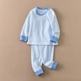 thumbnail image 4 of MEZZALL Boys Pajamas Sets Comfortable Cartoon Print Loungewear Toddlers Soft Sleepwear Crew Neck Long Sleeve Tops And Pants Two Piece Pajamas Sets For Children Cozy Nightwear Trendy Homewear, 4 of 7